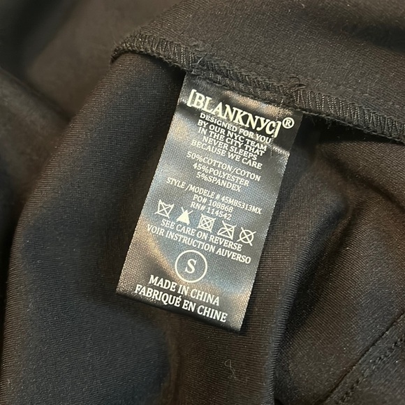 BLANKNYC Black Hooded Cotton Blend Jacket Size S - Picture 7 of 7